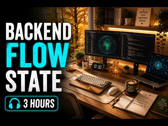 BACKEND FLOW STATE • Backend Engineer Focus Music • 3 Hours
