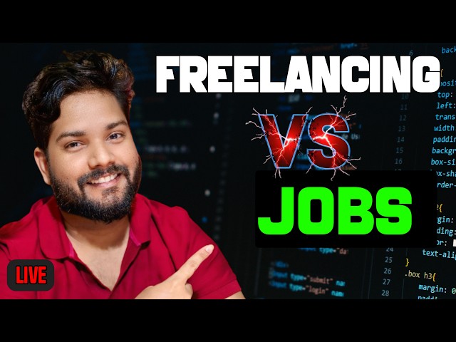 Freelancing vs Jobs which is good ? #mernStack  #coding #fullstackdeveloper