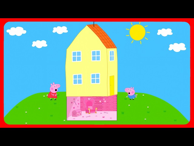 What’s Under Peppa Pig’s House?! Peppa Pig Funny Animation