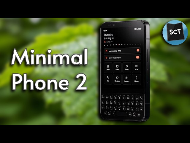 Minimal's New Phone Looks Ready to Compete vs Clicks, Unihertz Titan