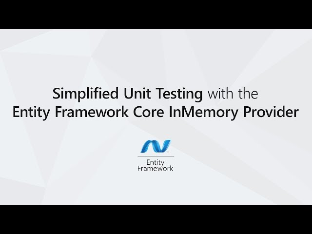 Simplified Unit Testing with the Entity Framework Core InMemory Provider | Jason Taylor [OLD]