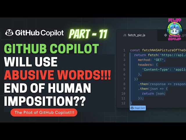 GitHub copilot can abuse!!! #Shorts #githubcopilot #ai #ml #artificialintelligence #nocode #vscode