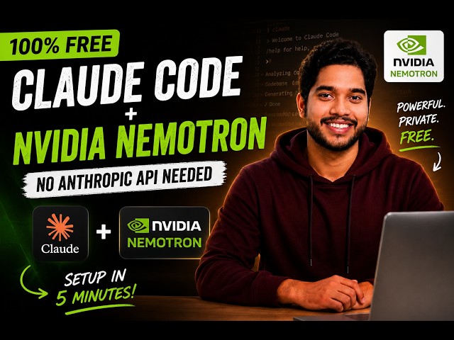 Use Claude Code for FREE with NVIDIA Nemotron (No Anthropic API Required)