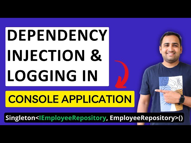 How to use Dependency Injection (DI) in C# Console Application with Logging