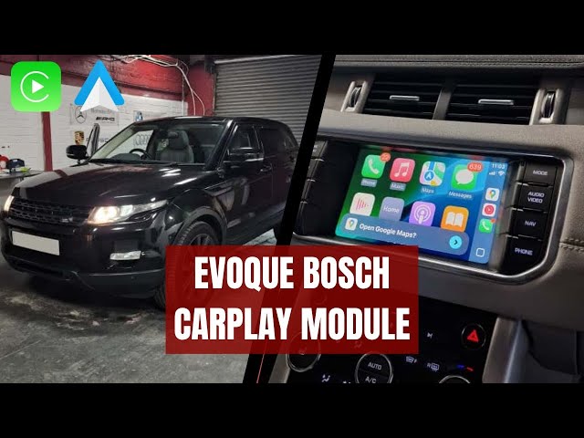 Range Rover Evoque Wireless Carplay/Android Auto Module Demo for Bosch | MAK Coding