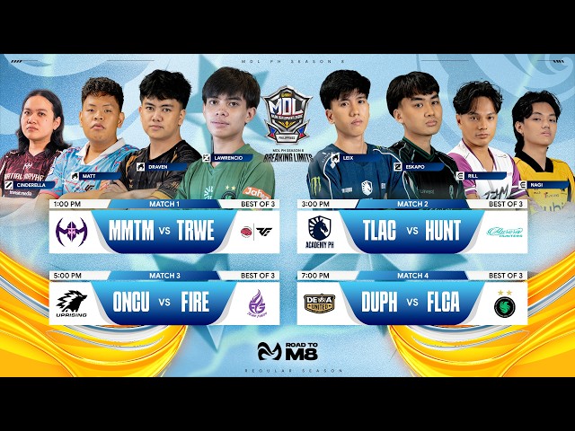 🔴 LIVE | MDL PH S8 | FILIPINO - Week 5 Day 1