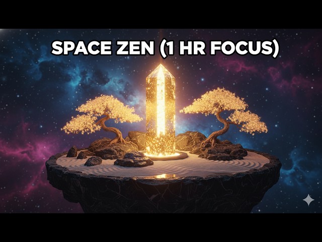 Space Zen Garden: Deep Work Melodic Techno Mix 🧘‍♂️🌌 (1 Hour)