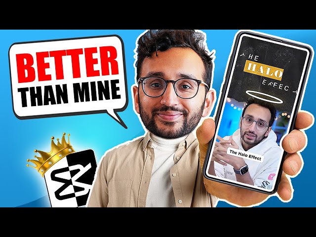 The ONLY Ali Tutorial You'll Ever Need, How to Edit Ali Abdaal Halo Effect Shorts in CapCut