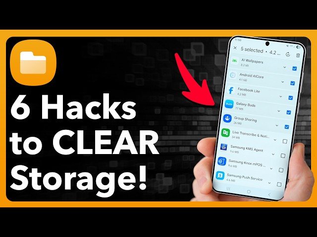 6 SIMPLE Hacks To CLEAR Android Storage
