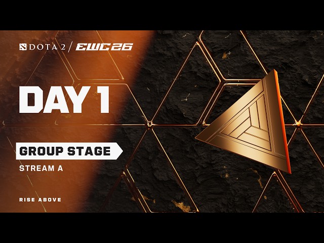 Dota 2 at EWC 26 -  Day 1  - Group Stage -  Stream A