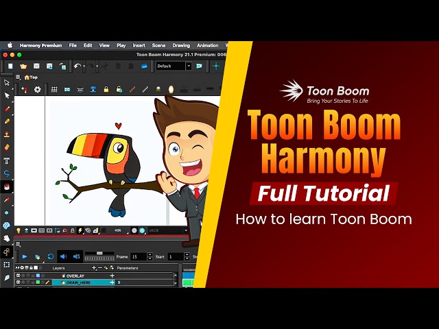 Course Introduction-00 (Toon Boom Harmony from Zero To Hero) #illustration #toonboom #2danimation