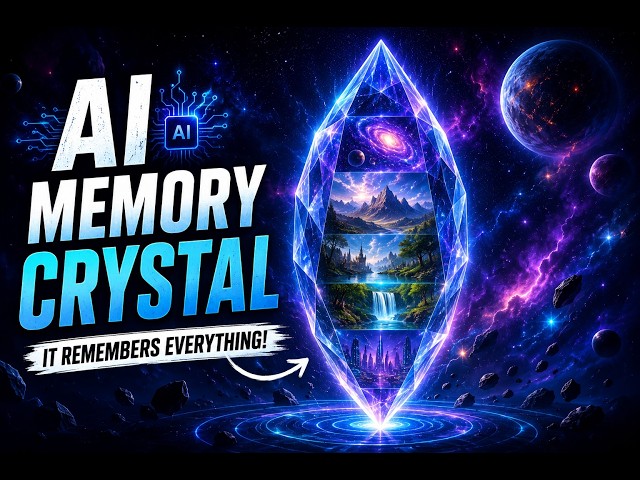 AI Crystal Memory 🧊✨ | A Crystal That Shows Hidden Worlds Using Code
