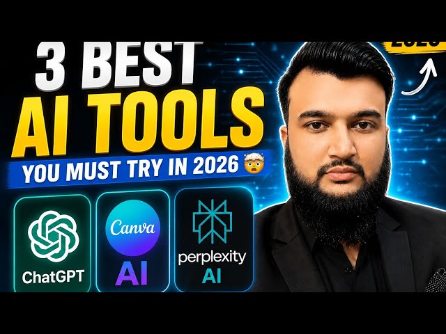 3 Best AI Tools You Must Try in 2026 🤯 | ChatGPT, Canva AI & Perplexity AI #chatgpt #canva #viral