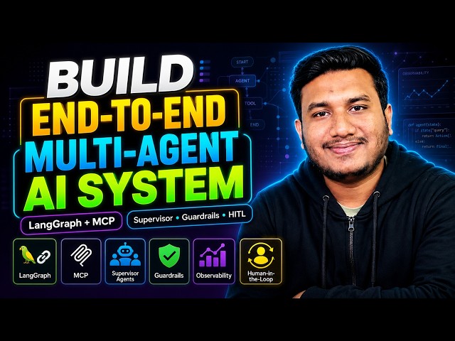Build an End-to-End Multi-Agent AI System with LangGraph, MCP, Supervisor, Guardrails Safety & HITL