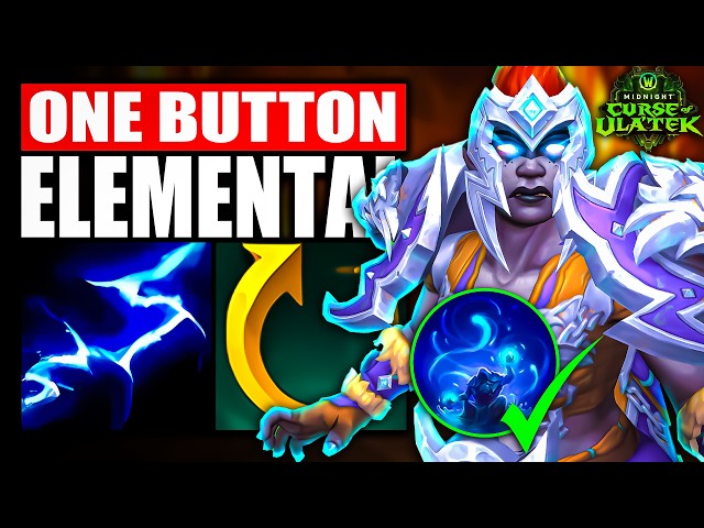 ONE BUTTON Elemental Shaman is BROKEN! 12.1 SBA Guide [WoW Midnight]