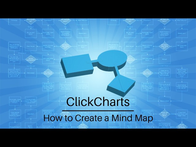 How to Create a Mind Map Diagram | ClickCharts Software Tutorial