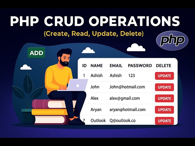 Master PHP CRUD in One Video! | Full PHP MySQL Tutorial for Beginners