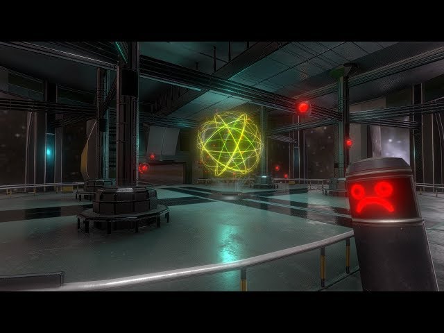 Space Station Scene Under Attack