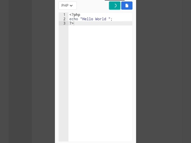 php Hello World Program | Coding on mobile | Hello World Program | php tutorial #CodeOnTrend #php