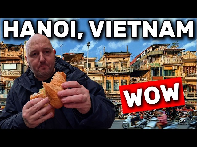 ¡¡¡CALLES LOCAS DE HANOI!!! - Salí a buscar el mejor Banh Mi de Vietnam 🇻🇳