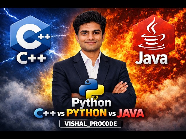 Python vs C++ vs Java | Programming Language Differences Explained