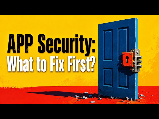 App Security: What to Fix First When You Already Shipped (Part 1)