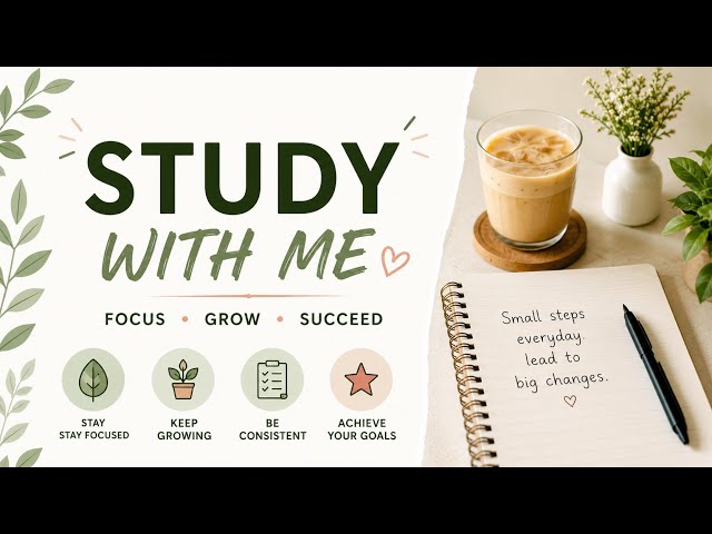 Study With Me || Placement Prep ||  🎯📚