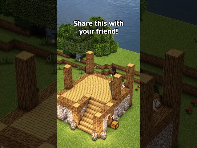 Minecraft Easy Starter House 🏠 #minecraft
