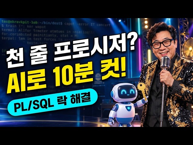 ⚡천 줄짜리 프로시저 10분 만에 꿰뚫는 법: AI PL/SQL DB 실무 활용