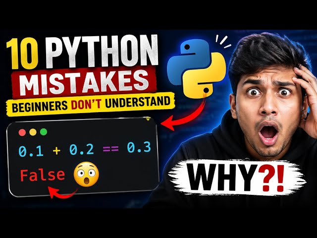 10 Python Mistakes Beginners Don’t Understand 😳