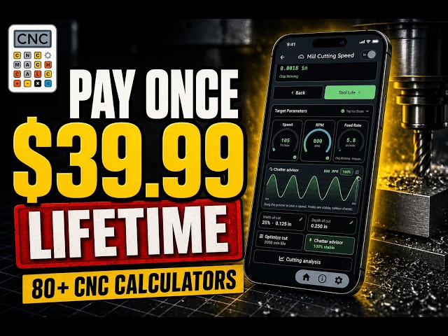 Stop Burning Inserts. TrueFeed Physics + G-Code on Your Phone. #CNC #machinist  #gcode  #machining