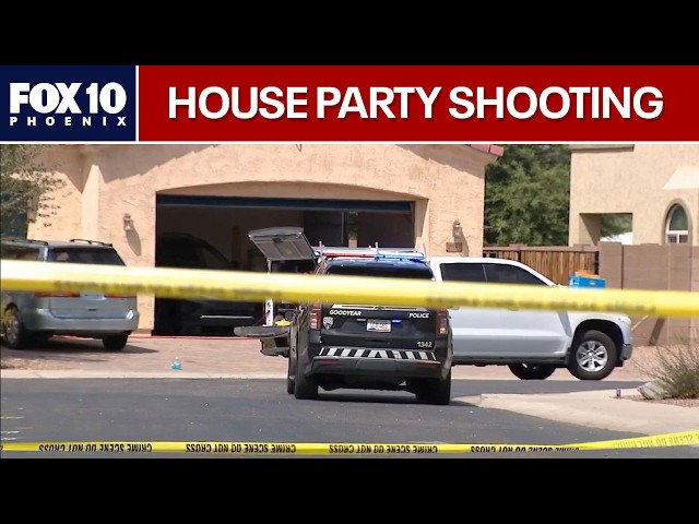 Arizona house party shooting leaves man dead, another hurt in Goodyear | FOX 10 Phoenix