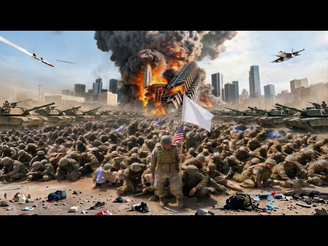 Today, June 11, 2026! Thousands of US troops surrender, military bases destroyed in minutes.
