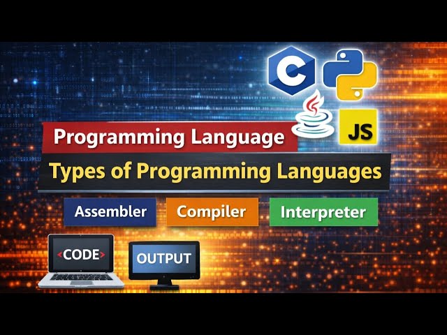 Programming Language Basics Explained | Types of Languages, Assembler, Compiler & Interpreter