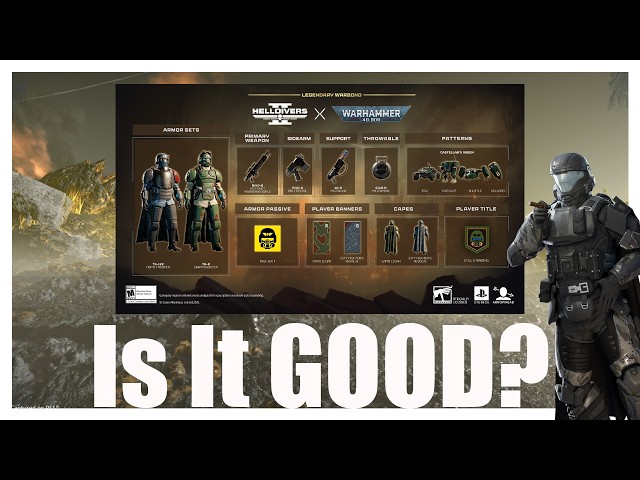 Did Arrowhead COOK with the Warhammer 40K Warbond? | Helldivers 2