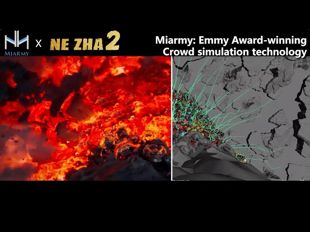 Miarmy Powers Ne Zha 2 | Epic Crowd Simulation Behind the VFX