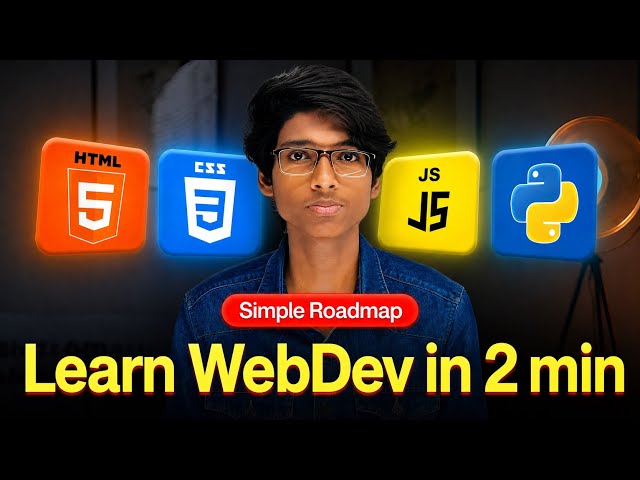 The Simplest Web Development Roadmap Ever!!
