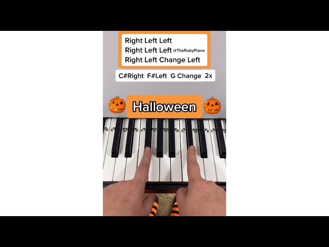 Halloween Theme Piano Easy Tutorial Lesson For Beginners 🎃🎹 Michael Myers Song