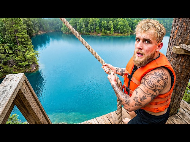 I Built A 150 FT Rope Swing