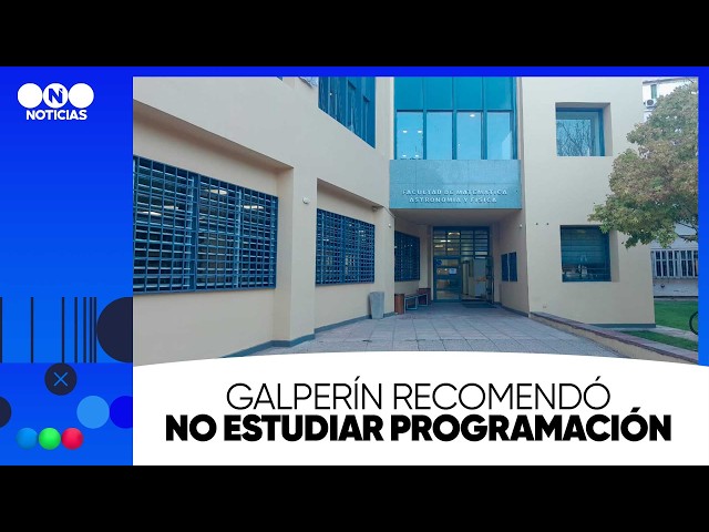 Galperin recommended against studying programming