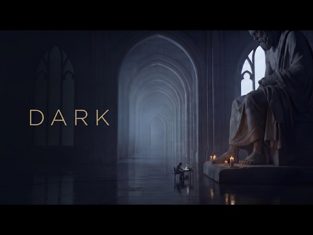 Dark ambient for deep work inside a colossal stone hall