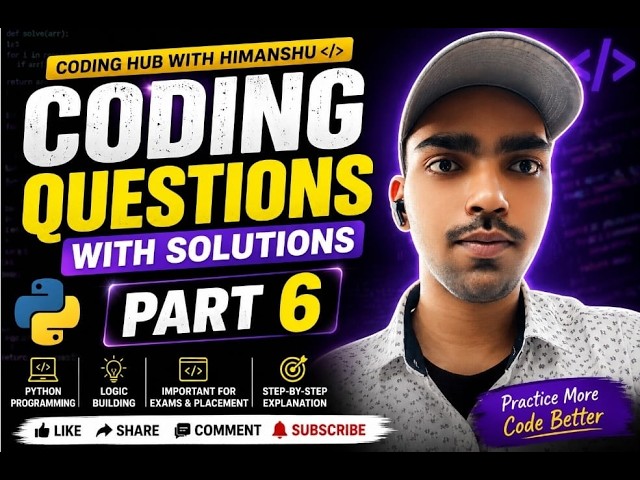 Python  coding (part-6)