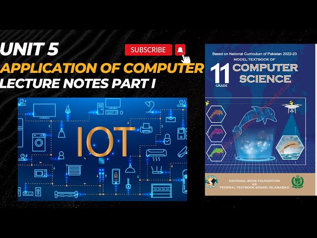 Class 11th Computer | Unit 5 | Application of Computer | Lecture Notes | Part I |NBF New Book 2024