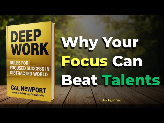 Why Focus Is Your Superpower – Deep Work by Cal Newport (Full Summary)