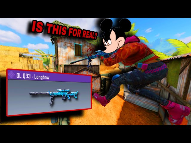Using The Best EPIC DL Q33 Skin In CODM (Mickey Mouse Voice)