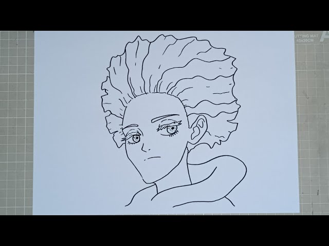 How to draw Lord Tensen Zhu Jin from anime Jigokuraku
