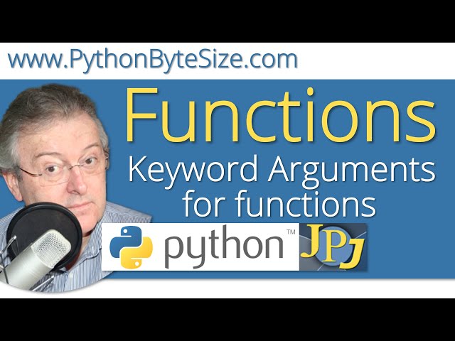 Python Keyword Arguments for functions