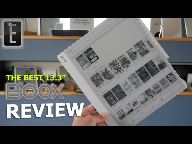 The only BLACK & WHITE 13.3" e-Reader you should buy | Onyx Boox Note Max Review
