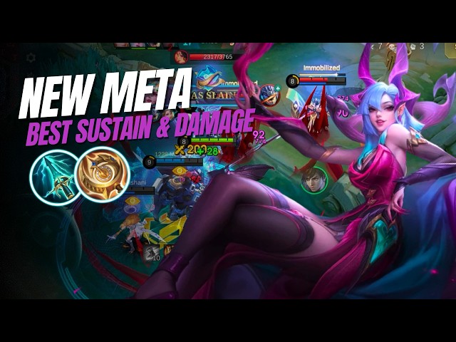 NEW META ALICE BUILD! 500% Best Sustain & Damage Emblem | MLBB