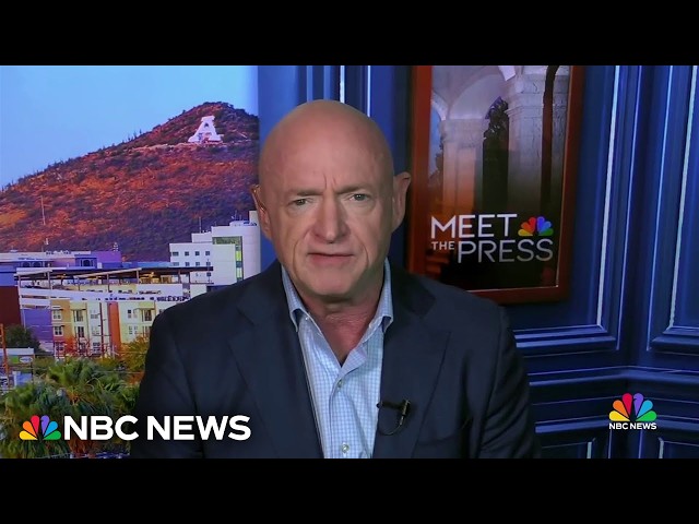 Mark Kelly questions ‘not reasonable’ military funding requests for war with Iran: Full interview